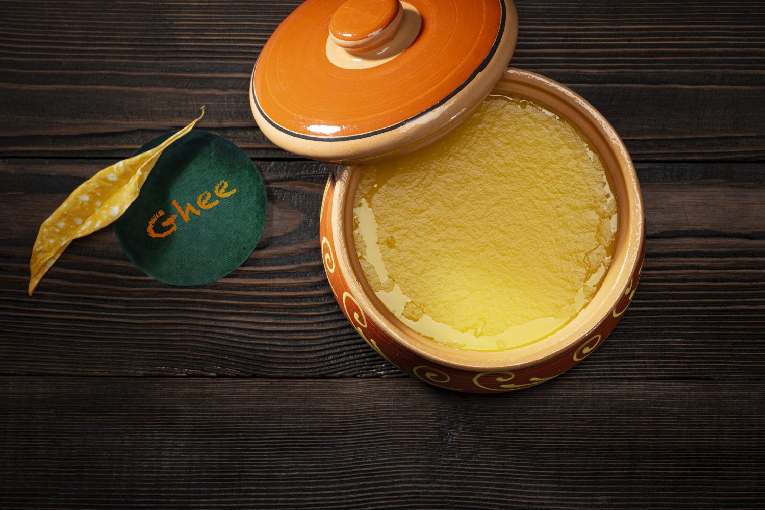 ghee fait maison en pot
