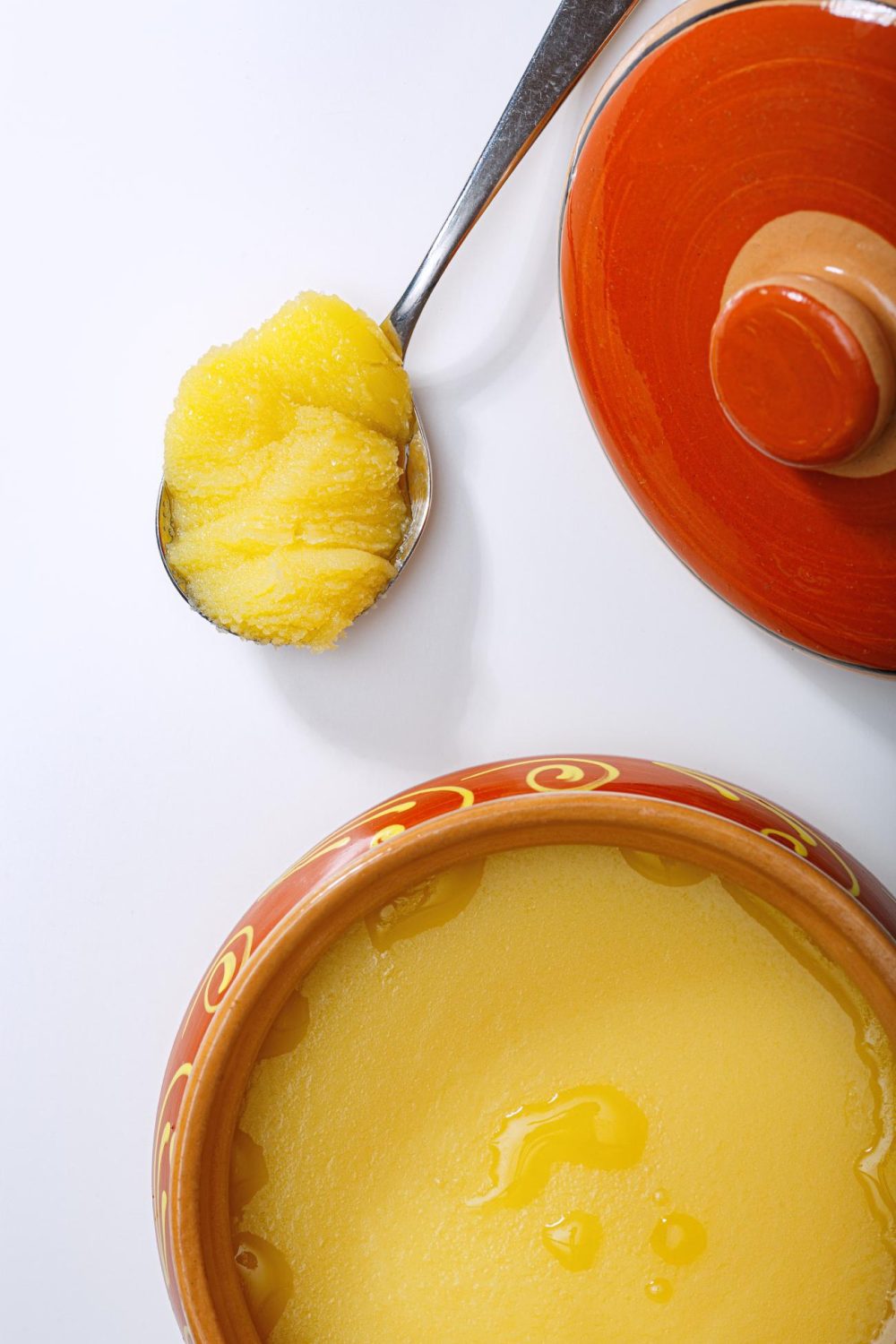 beurre clarifié en cuillère