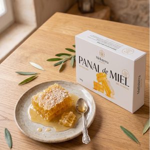 Miel brut en rayon